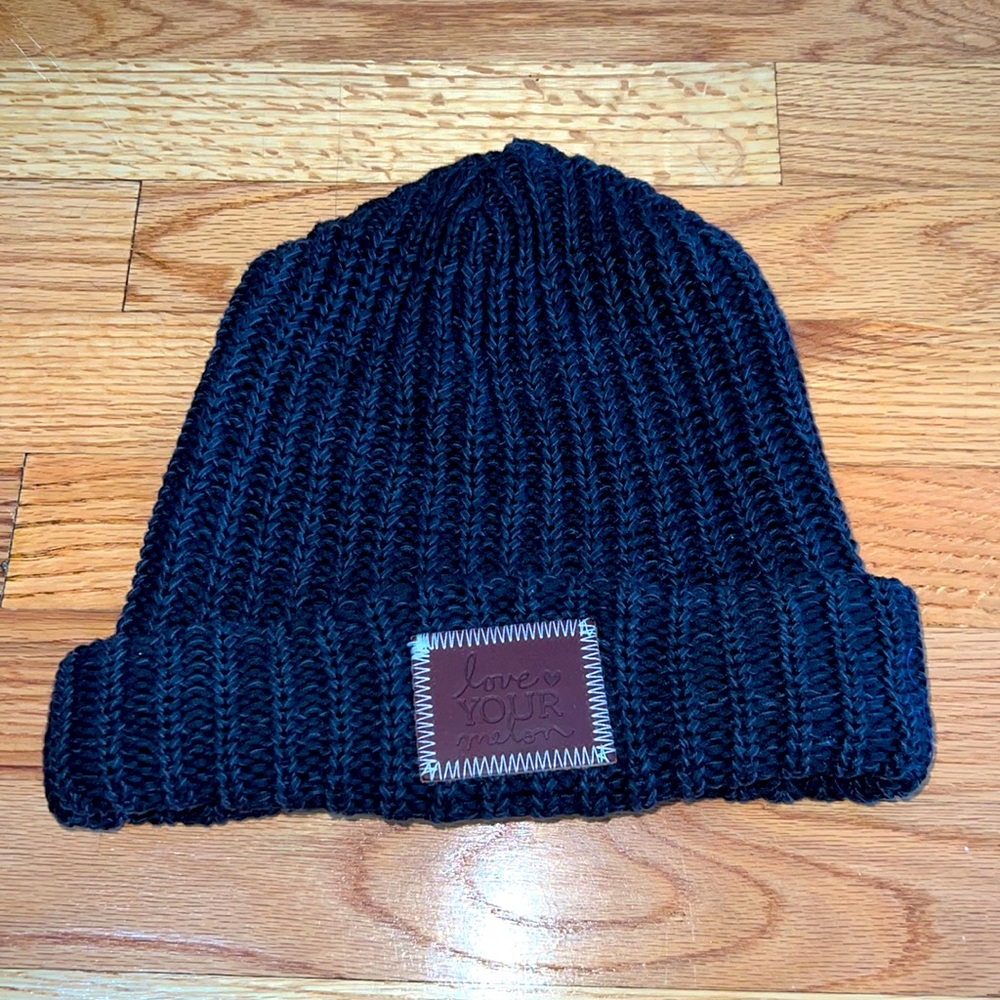 Love Your Melon Winter Hat Beanie Blue
